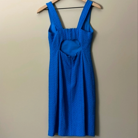 🆕 Nanette Lepore Rum Sizzling Sheath Midi Dress. Textured Fabric. NWOT - Picture 10 of 16